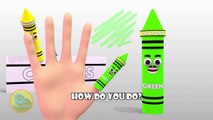 Crayons 3D Finger Family | Nursery Rhymes | 3D Animation In HD From Binggo Channel
