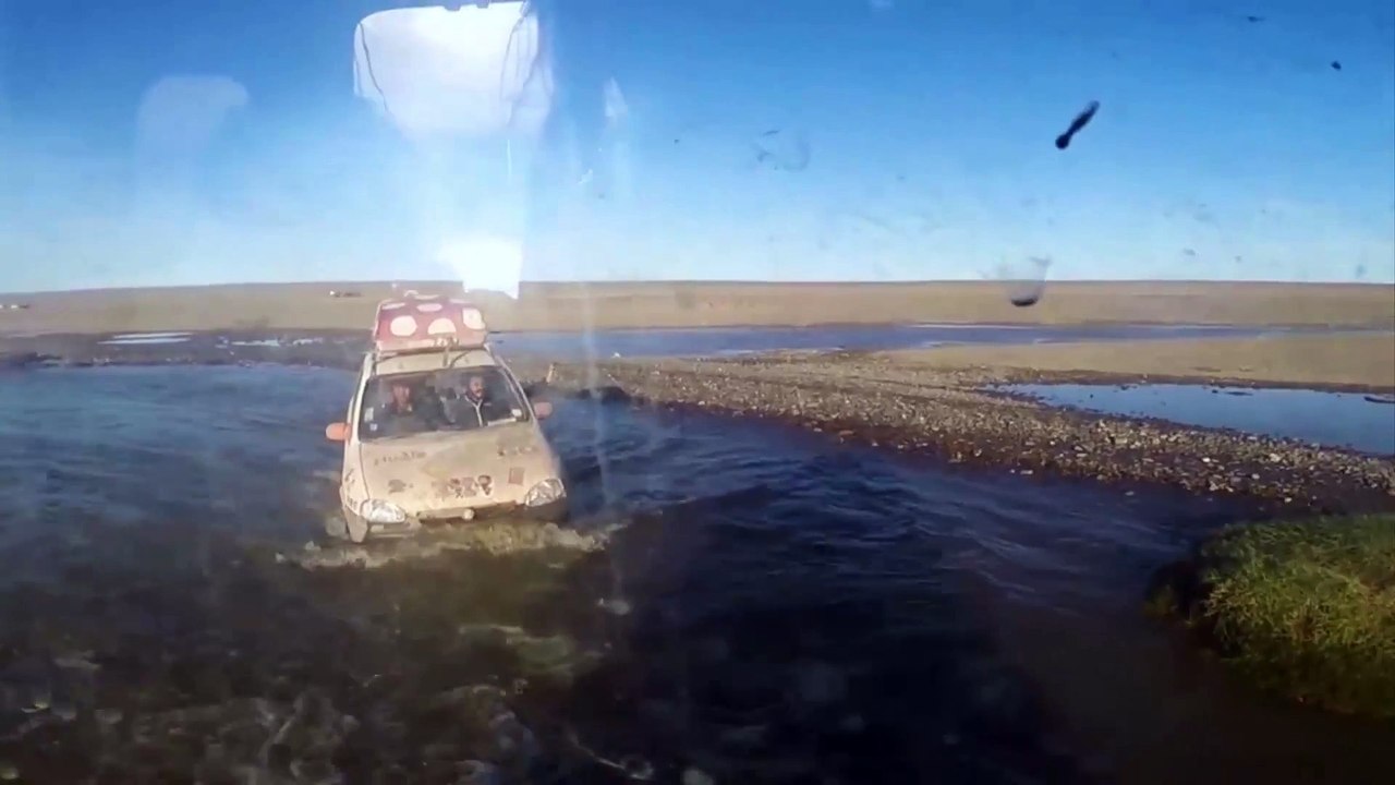 River Crossing in Mongolia