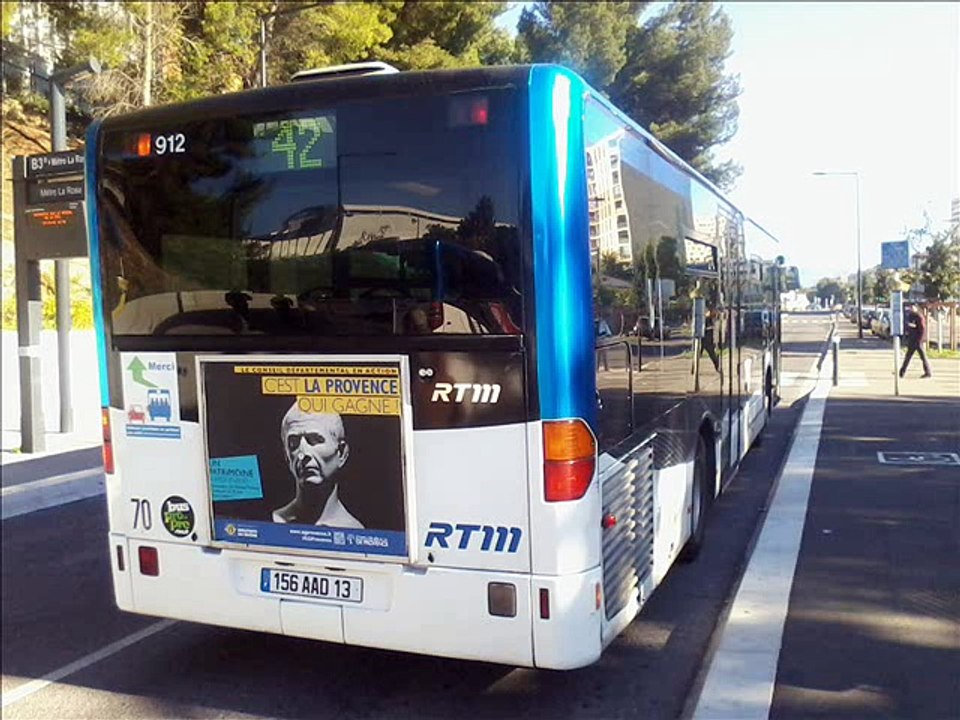 Sound Bus Mercedes-Benz Citaro n°912 de la RTM - Marseille sur la ligne 42