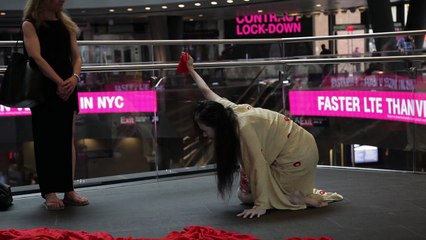 Eiko Otake A BODY IN A STATION at Fulton Center