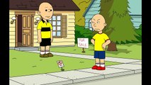 Caillou grounds Charlie Brown and gets grounded