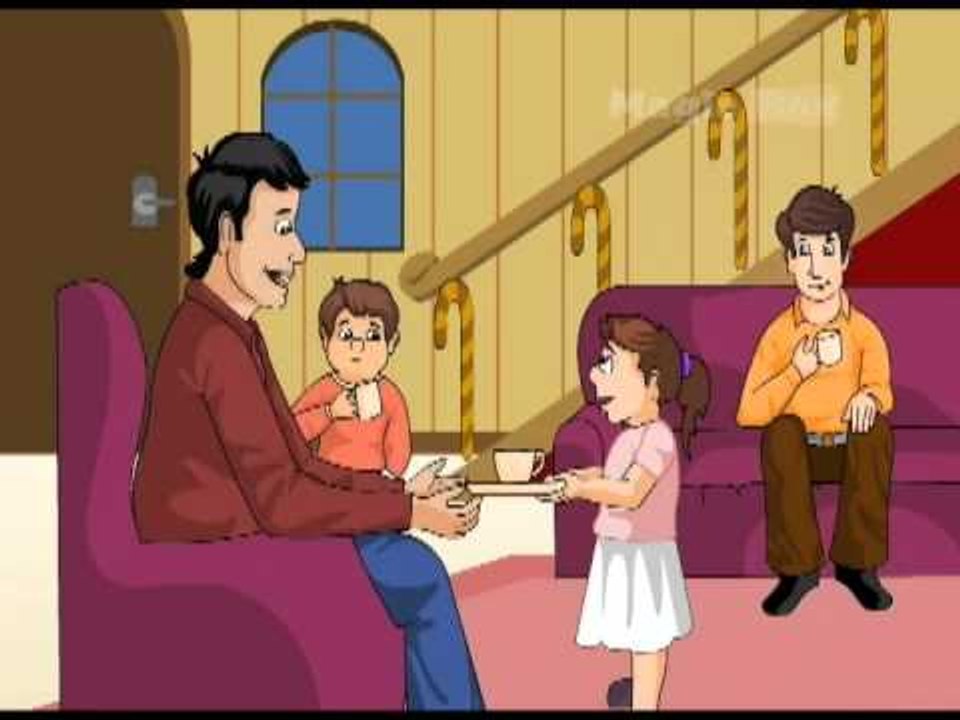 Manners With Guest - Good Habits And Manners - Pre School Animated Videos For Kids