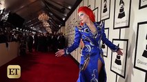 Lady Gaga Channels Ziggy Stardust at the 2016 Grammys