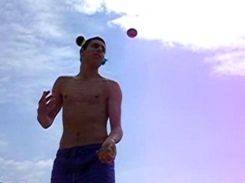 Jonglage à 3 balles