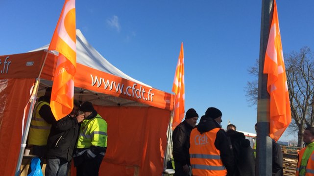 Grève chez les Transports Jean Devay