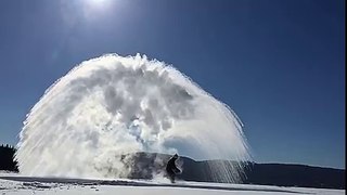 What Happens When you throw water at Minus 25 Degrees - Amazing View