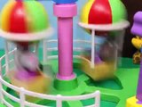 Peppa Pig Amusement Park and George Pig Dinosaur Ride Nickelodeon DisneyCarToys Julius Jr Playset