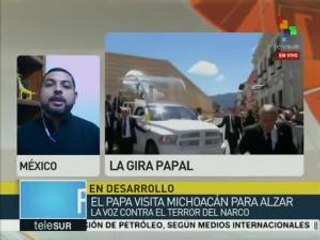 Michoacán es dominado por bandas criminales; el Papa lo visita hoy