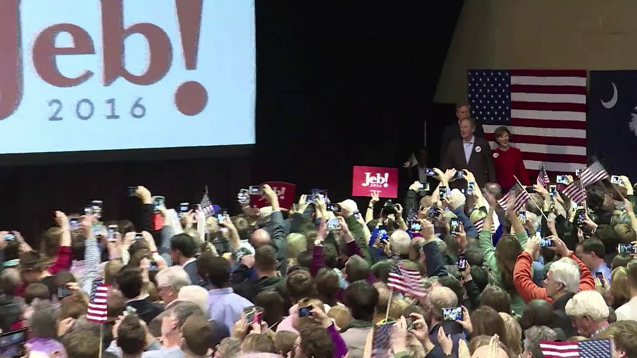 Ex-Präsident Bush macht Wahlkampf für Bruder Jeb