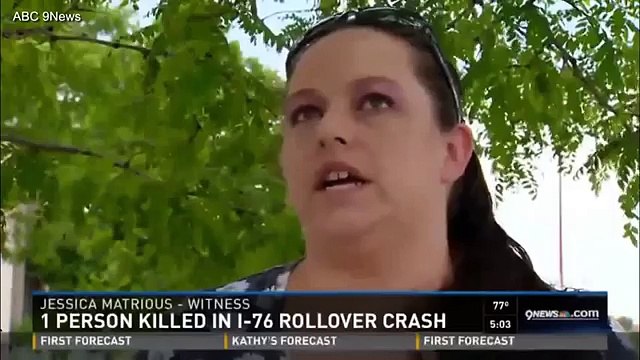 Heartbreaking moment police officer distracts little girl parents pulled wreckage car cras