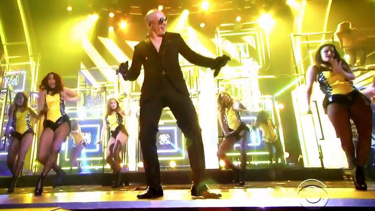 Pitbull_ Robin Thicke and Sofia Vergara at the Last Performance