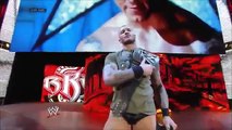 Brock Lesnar, Batista, Randy Orton Face to Face on Raw 2014