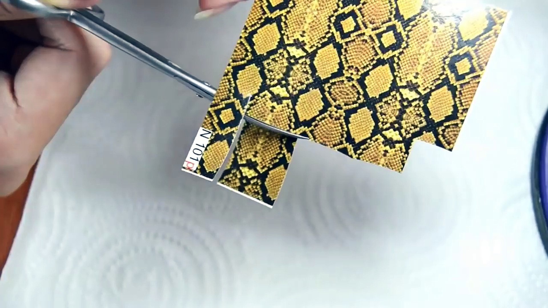 ⁣Дизайн Ногтей Змеиная Кожа  Snake Skin Nail Art Tutorial