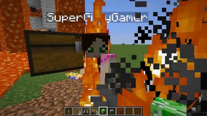 Minecraft: BURNING CLOUD THE KITTEN (OUR REAL LIFE CAT!) Mini-Game