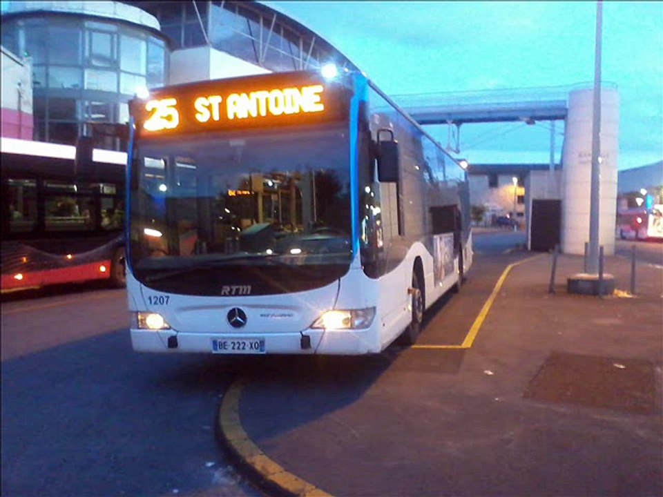 Sound Bus Mercedes Citaro Facelift n°1207 de la RTM - Marseille sur la ligne 25