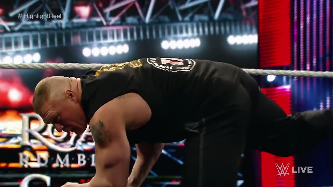 Tensions rise as Roman Reigns and Brock Lesnar appear on  The Highlight Reel   Raw, January 18, 2016
