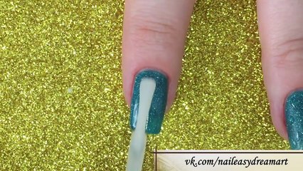 Матовый дизайн ногтей Капли дождя  Matte Dots Drops Nail Art
