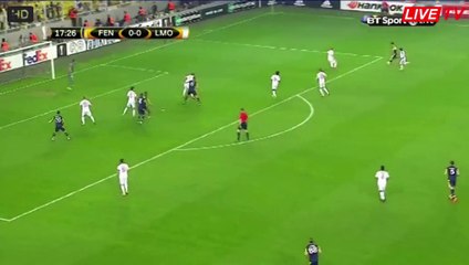 1-0 Souza Goal - Fenerbahce vs Lokomotiv Moscow