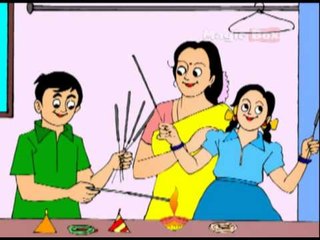 Diwali - Chellame Chellam - Pre School - Animated Rhymes For Kids
