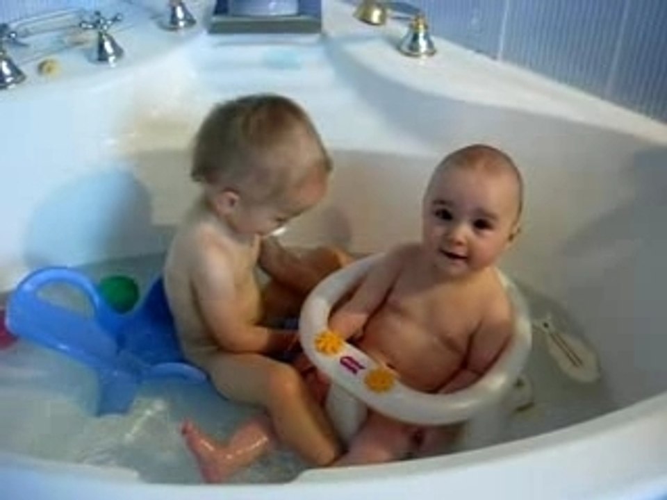 Dans le bain