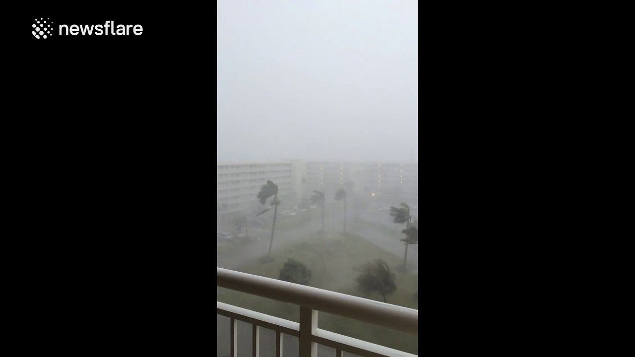 Extraordinary storm winds hit Miami, after tornado warnings