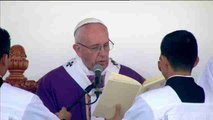El papa anima a religiosos en Morelia a no resignarse y salir de la sacristía