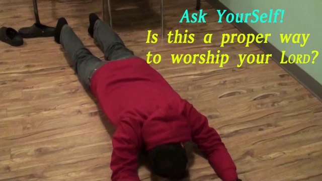 Muslims pray in a weird way out of the stone age? Ziaullah Khan