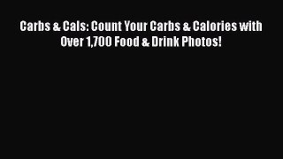 PDF Carbs & Cals: Count Your Carbs & Calories with Over 1700 Food & Drink Photos!  EBook