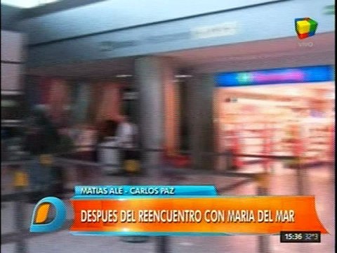 Pronto.com.ar- Matías Alé habló de su relación con María del Mar