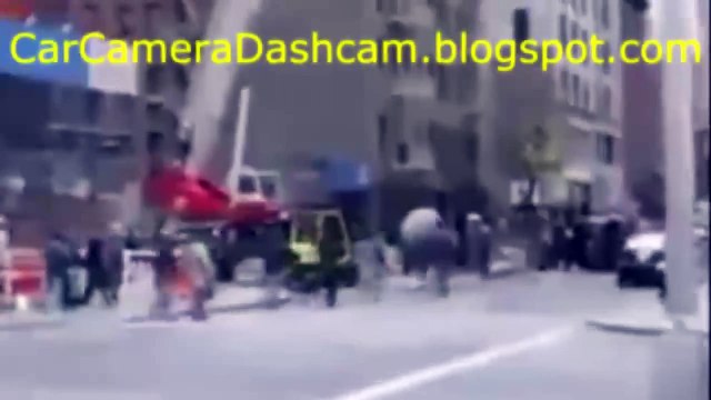 car crash incredible steel ball collides with truck