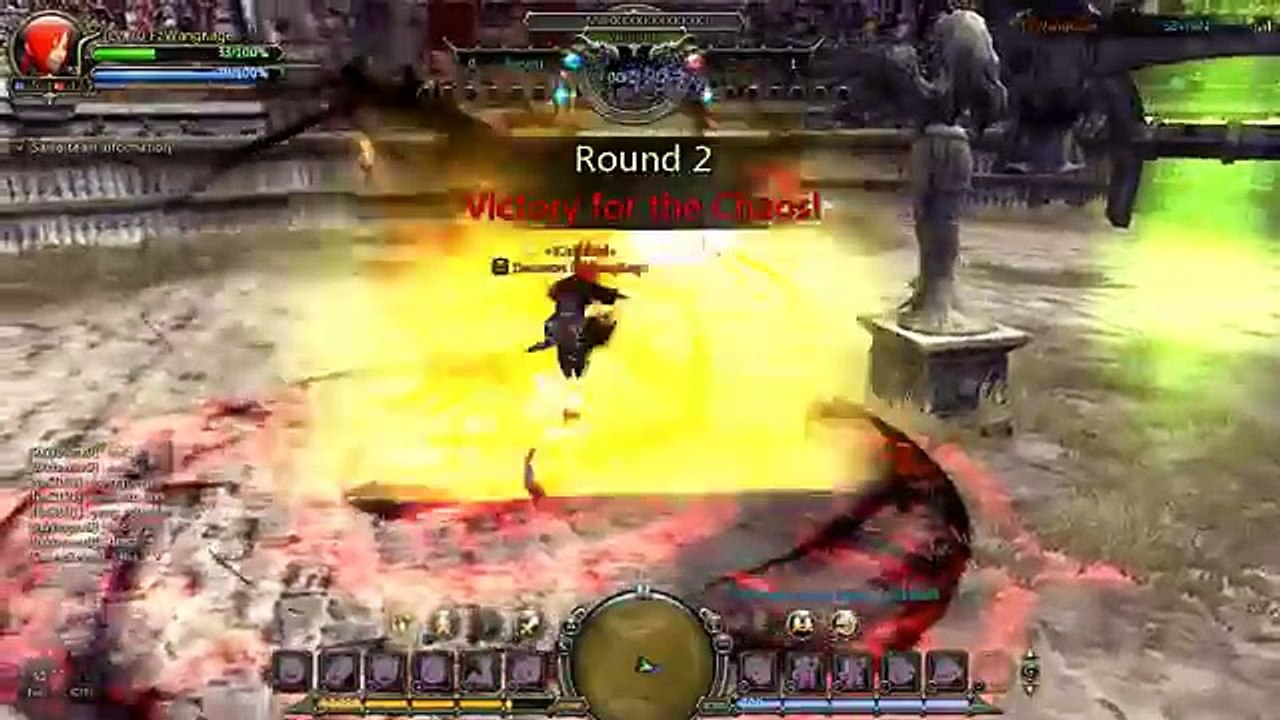 Dragon Nest pvp Abyss Walker VS Raven