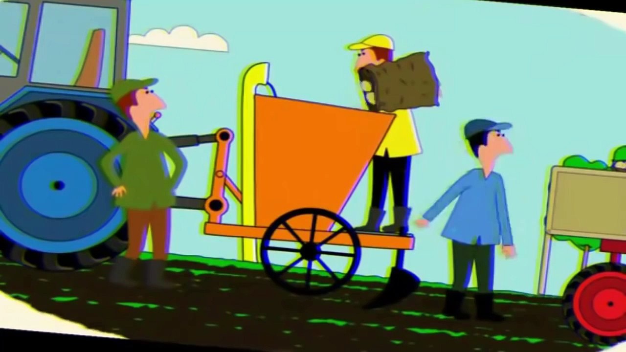 Animations grue, pelle, tracteur, tracteur bébé