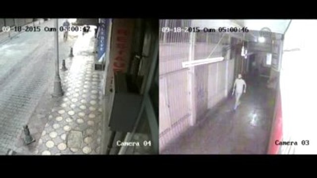 Malatya'daki Cinayet Güvenlik Kamerasında
