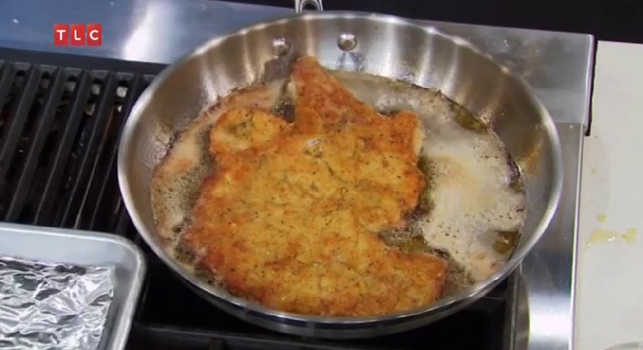 Kalbskotelett mit Parmesan+