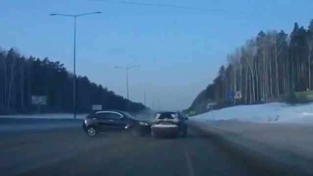 Road Rage Brake Check Ends In Instant Karma