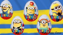 Kinder Daddy Finger Family with Minions Cartoons