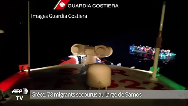 Grèce: 78 migrants secourus au large de Samos, dont 39 enfants