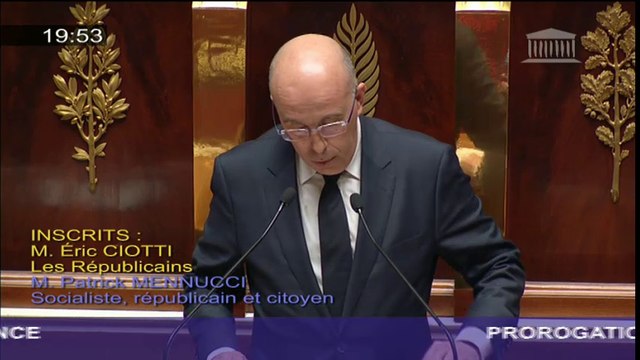 État d'urgence : explication de vote d'Eric Ciotti à la tribune de l'Assemblée nationale