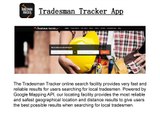 Tradesman Tracker - Online Business Directory