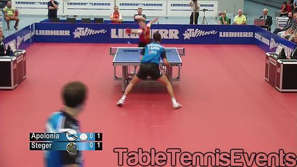 Descargar video: Tiago Apolonia Vs Bastian Steger Match 4 [German League 20122013]