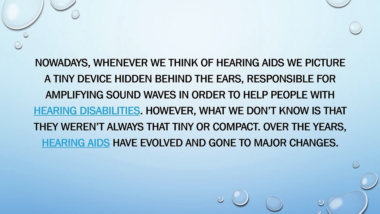 Ledesma Audiological Center Inc. - Hearing Aids over the Years