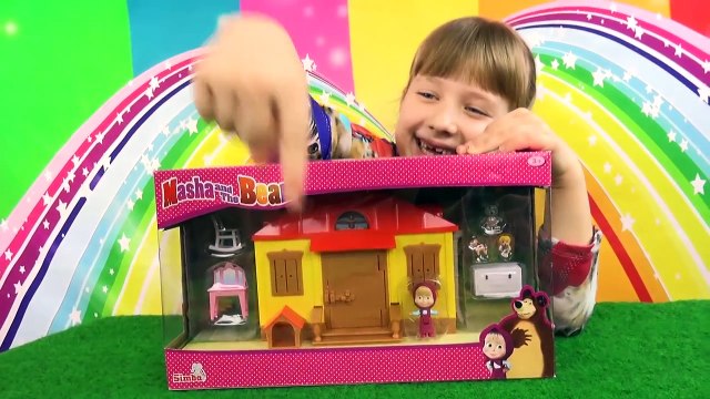 Маша и Медведь Игровой набор Домик Маши из мультфильма распаковка играем Masha and the Bear