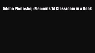 Download Adobe Photoshop Elements 14 Classroom in a Book PDF Free