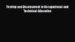 Read Testing and Assessment in Occupational and Technical Education Ebook Online