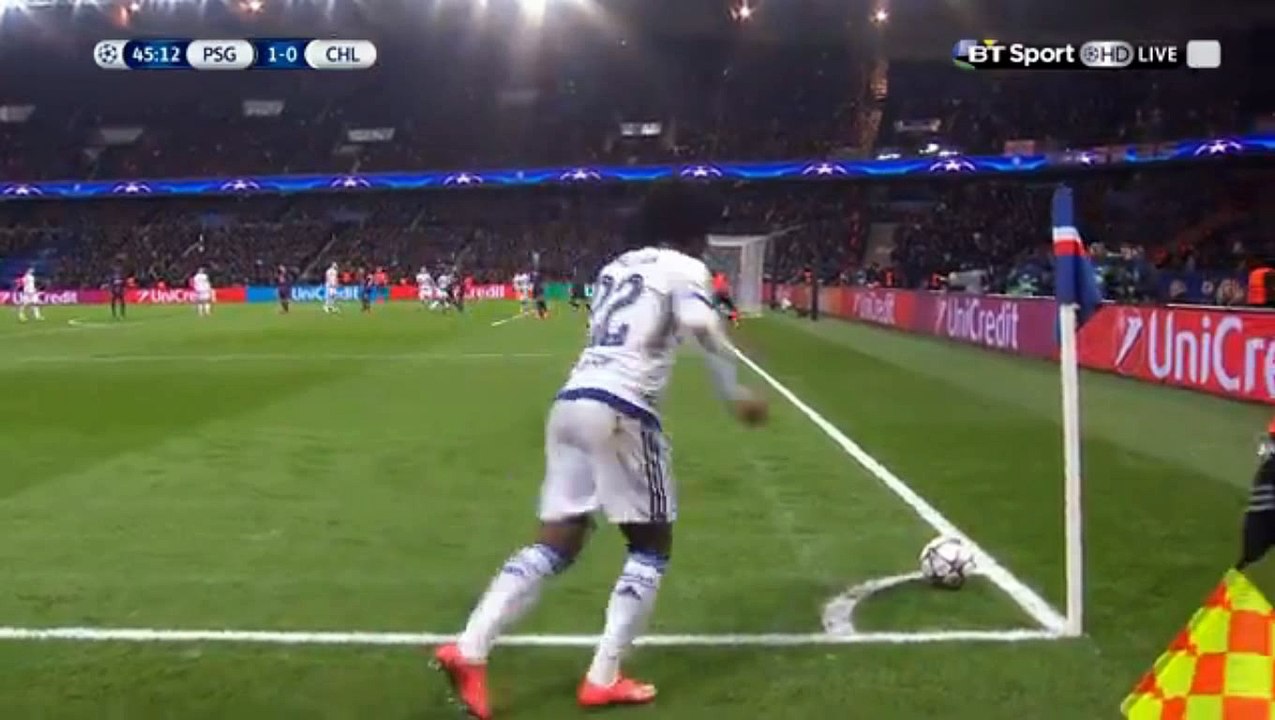 John Obi Mikel  1:1 - PSG v. Chelsea 16.02.2016 HD