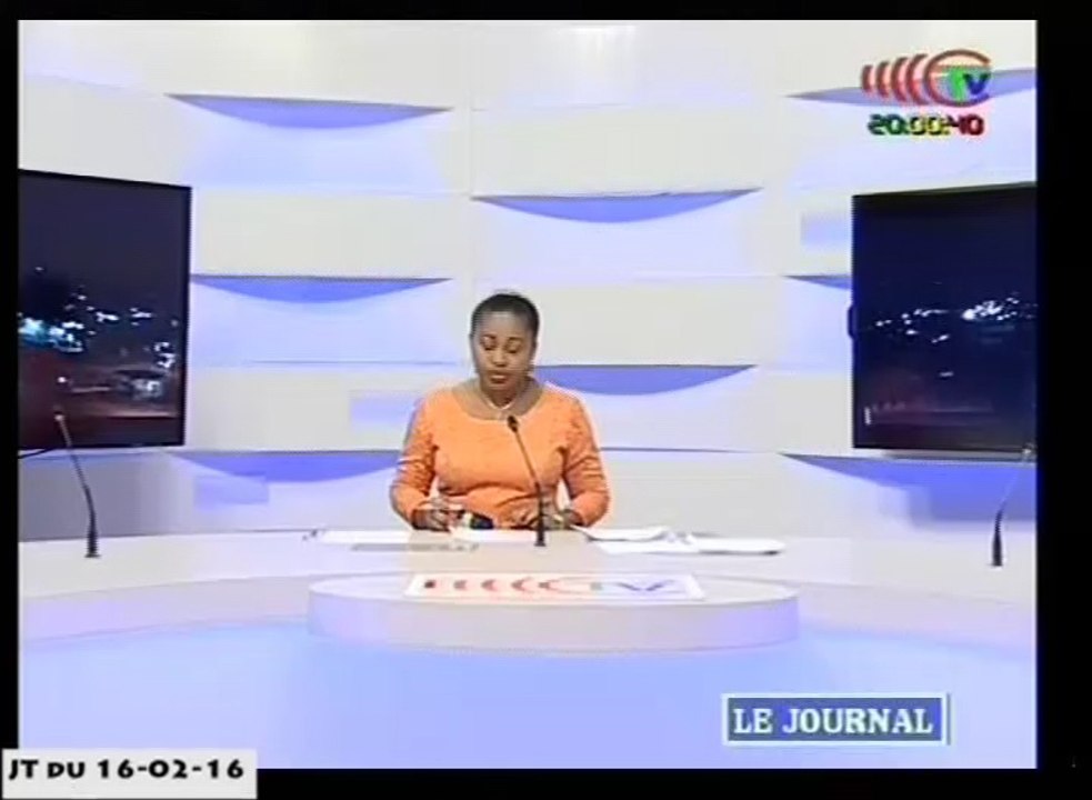 Journal de 20h TVCongo du Mardi 16 février 2016 -By Congo-Site