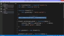 Learn and Understand NodeJS 039 - Inheriting From the Event Emitter - Part 2