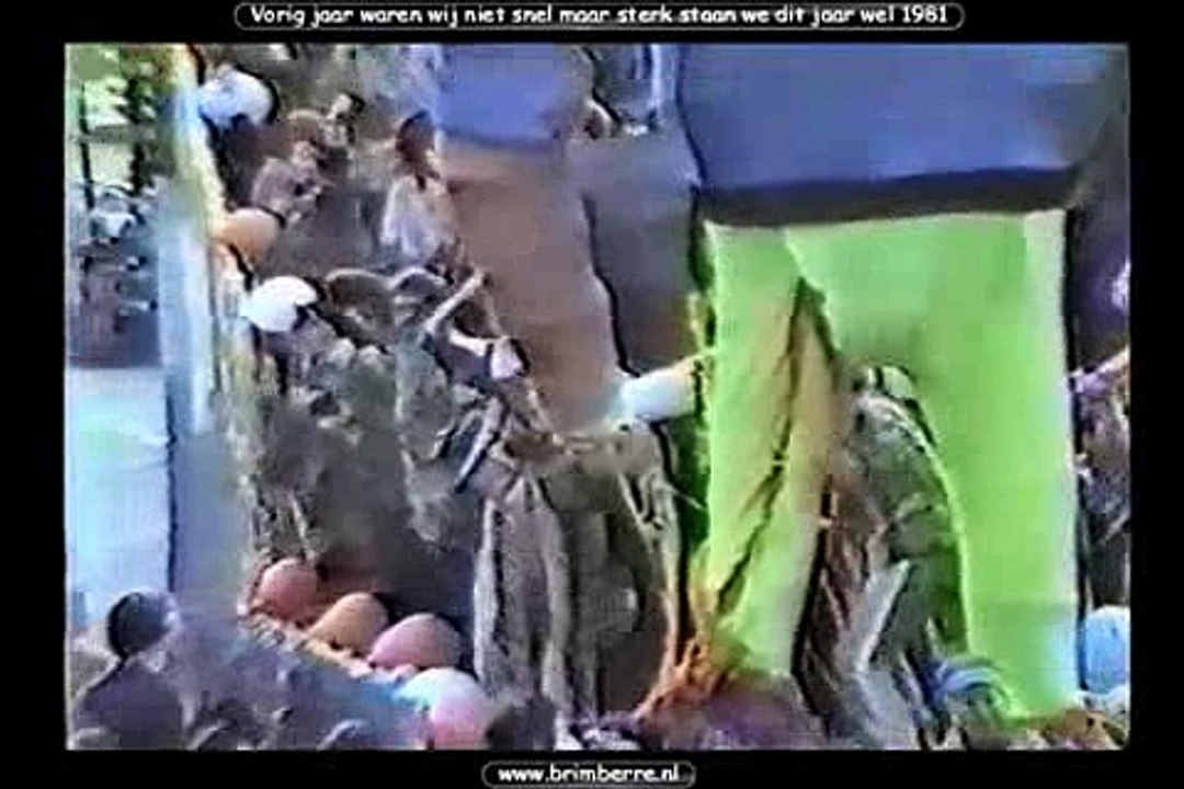 Wagen 1981 Vorig jaar waren we niet snel maar sterk staan we  dit jaar wel