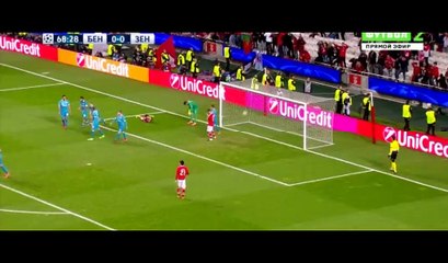 Yuri Lodygin Great save ~ Benfica v. Zenit St. Petersburg