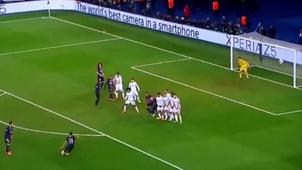 angel de maria awesome Free Kick And fantastic Save By Cortwa